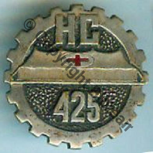 HC.425  HOPITAL COMPLEMENTAIRE 1ere Armee 44 CEF Italie  SM 2Anneaux Dos lisseSrc.flagel 300EurInv 